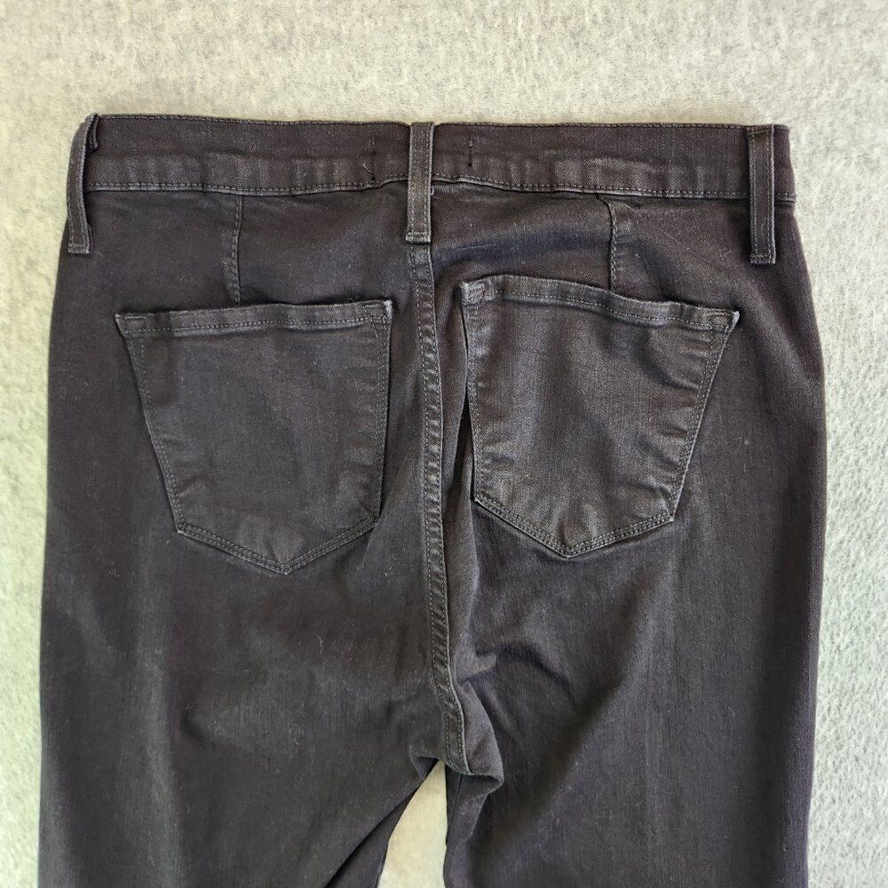 Judy Blue Jeans Womens 30 Black Super Flare High Rise Boho Retro 70s - Picture 5 of 15